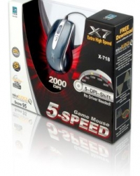 MOUSE A4-TECH X-718 OPTYCZNA USB/PS2